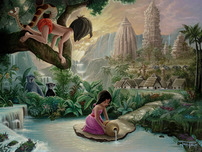 Jungle Book Artwork Jungle Book Artwork Mowgli's Neighborhood